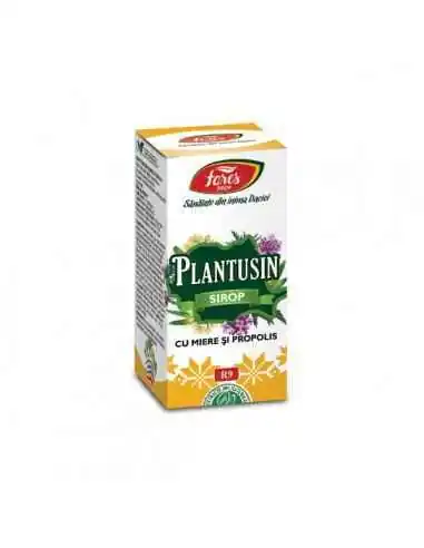 Sirop Plantusin cu Miere si Propolis 100 ml Fares, SIROPURI