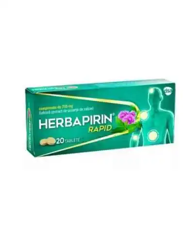 Herbapirin Rapid 20 comprimate GREEN SPLID, CATEGORII PRODUSE