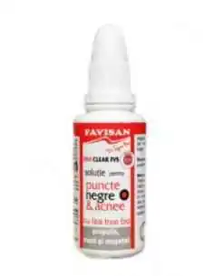 FAVICLEAR FVS-SOLUȚIE PENTRU PUNCTE NEGRE & ACNEE 30 ml Favisan, INGRIJIRE TEN