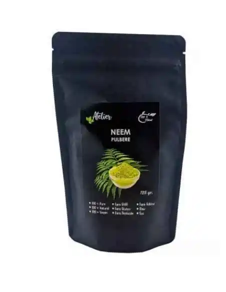 NEEM PULBERE 125gr SANOVIVA FARMA, Sanatatea pielii