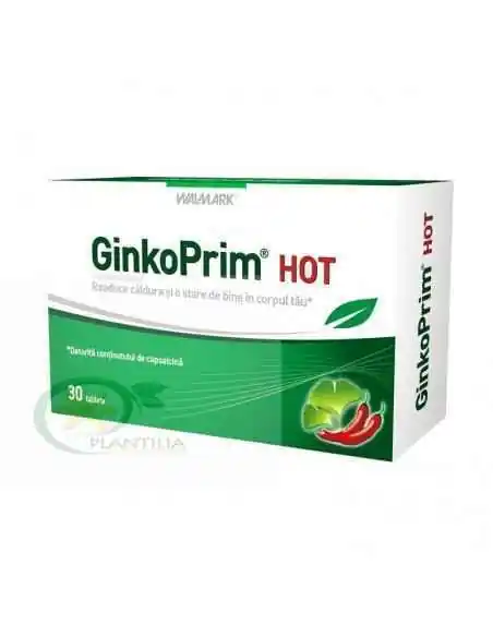 GinkoPrim Hot 30 tablete Walmark, Sistemul nervos
