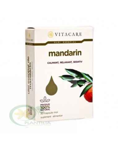 Ulei Esential de Mandarin 30 capsule Vita Care, Stres