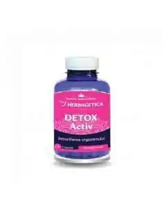 Detox Activ 120 capsule Herbagetica, Slabire