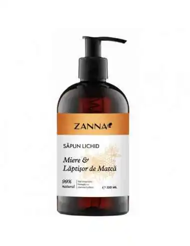 ZANNA SAPUN LICHID MIERE&LAPTISOR MATCA 350ML SMART NUTRACEUTICAL, INGRIJIRE PERSONALA