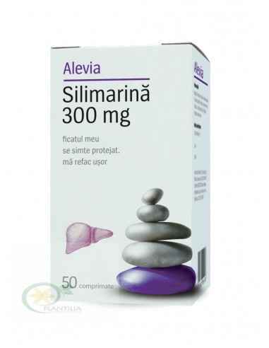 Silimarina 300 mg 50 comprimate Alevia, REMEDII NATURISTE
