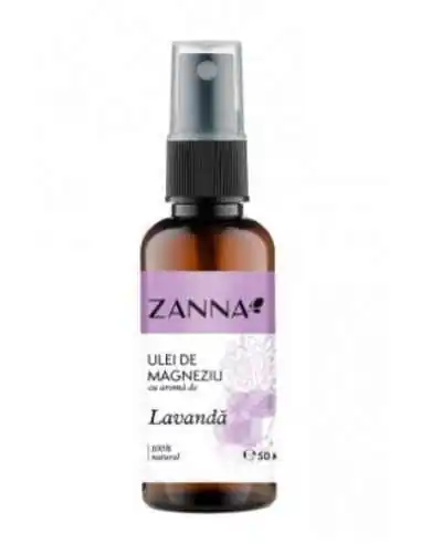 ZANNA ULEI DE MAGNEZIU AROMA LAVANDA SPRAY  50 ML SMART NUTRACEUTICAL, Piele, par si unghii