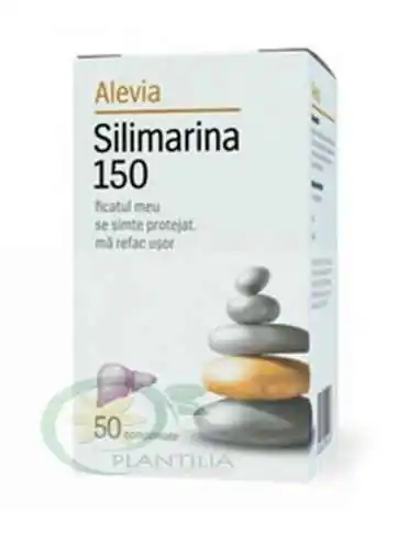 Silimarina 150 mg 50 comprimate Alevia, REMEDII NATURISTE