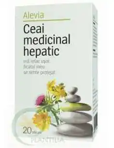 Ceai Medicinal Hepatic 20 doze Alevia, REMEDII NATURISTE