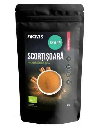 Scortisoara Ceylon Pulbere Ecologica 60g Niavis, CONDIMENTE