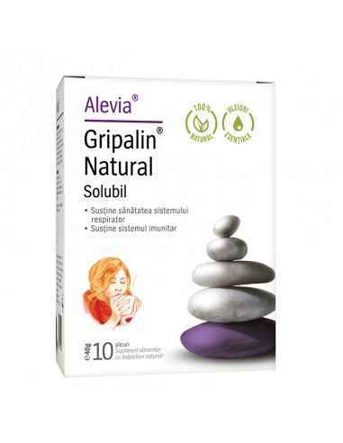 Gripalin Natural Solubil 10 plicuri Alevia, REMEDII NATURISTE