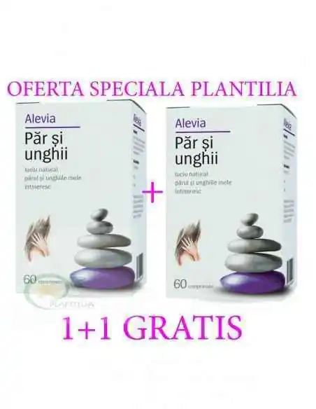 Par si Unghii 60 comprimate 1+1 GRATIS Alevia, Sanatatea pielii