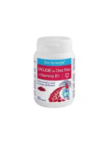 Drojdie de Orez Rosu 60 cps Bio Synergie, REMEDII NATURISTE