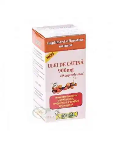 Ulei de catina 900 mg 40 cps Hofigal, VITAMINE SI MINERALE