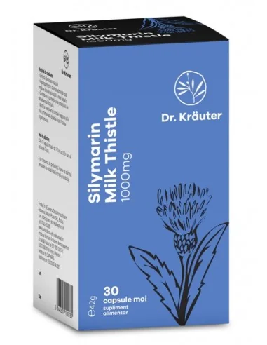 Silymarin Milk Thistle 1000mg 30 cps Dr Krauter