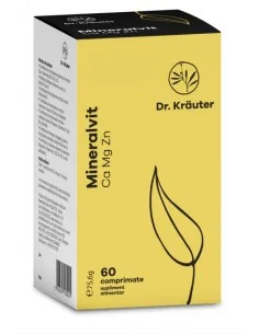 Mineralvit Ca Mg Zn 60 cpr Dr Krauter