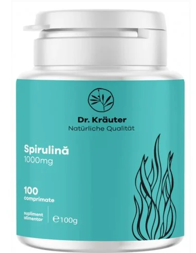 Spirulina 1000mg 100 cpr Dr Krauter