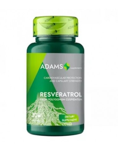 Resveratrol 50 mg 30 capsule Adams Vision, Stres