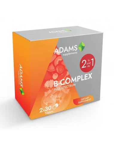 B-COMPLEX 30CPR 1+1 GRATIS Adams Vision, Sistemul nervos