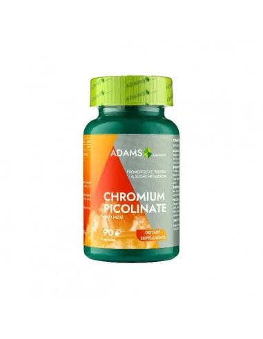 CHROMIUM PICOLINATE 200MCG 90CPS Adams Vision, REMEDII NATURISTE