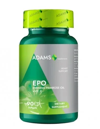 EPO ULEI LUMINITA NOPTII 1000MG 90CPS Adams Vision, REMEDII NATURISTE