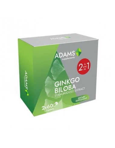 GINKGO BILOBA 60CPS 1+1 GRATIS Adams Vision, Sistemul nervos