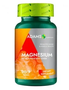 MAGNEZIU 375MG 90CPR Adams Vision, REMEDII NATURISTE