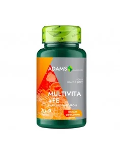 MULTIVITA+FE 30CPR Adams Vision, REMEDII NATURISTE