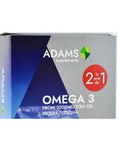 OMEGA 3 1000MG 30CPS 1+1 GRATIS Adams Vision, Sistemul nervos