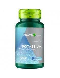 POTASSIUM 99MG 30CPS Adams Vision, REMEDII NATURISTE