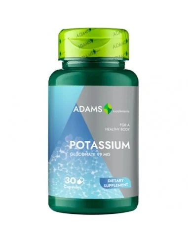 POTASSIUM 99MG 30CPS Adams Vision, REMEDII NATURISTE