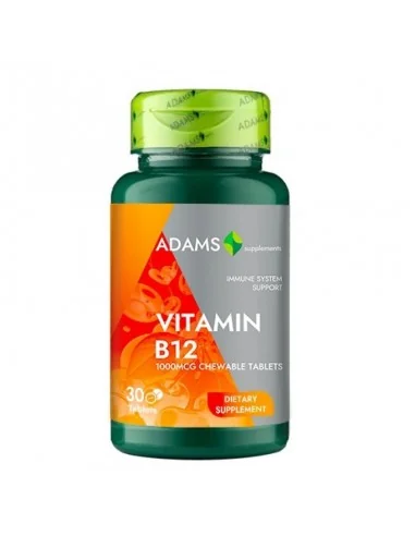 VITAMINA B12 1000MCG 30CPR ADAMS VISION, Sistemul nervos