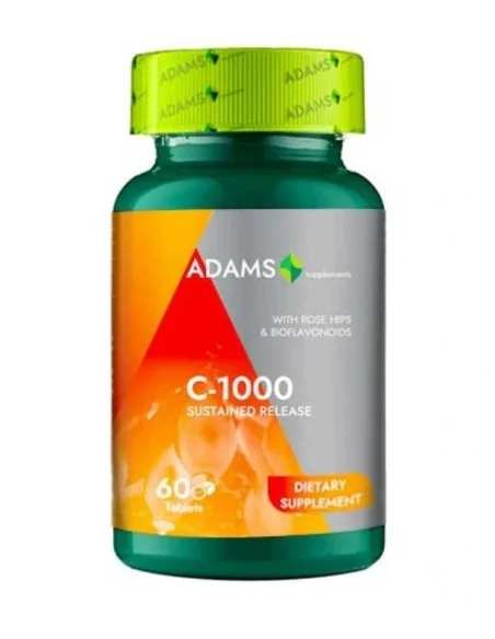 VITAMINA C-1000 MACESE 60CPR ADAMS VISION, Raceala si gripa