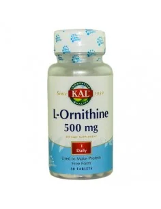 L-Ornithine ( L-Ornitina ) 500mg 50 tablete ActivTab Kal, Slabire
