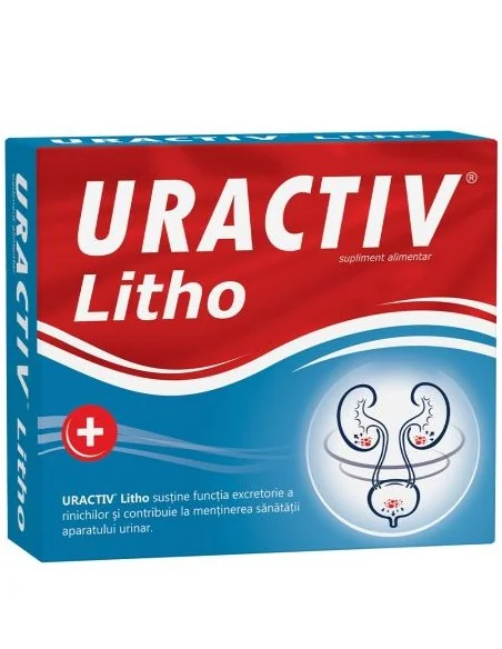Uractiv Litho 30 capsule Fiterman Pharma, Retentie hidrica