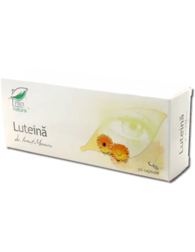 Luteina 30 capsule Pro Natura Medica, Sanatatea ochilor