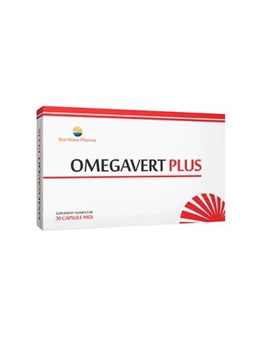 OMEGAVERT PLUS 30 capsule Sun Wave Pharma, REMEDII NATURISTE