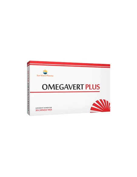 OMEGAVERT PLUS 30 capsule Sun Wave Pharma, REMEDII NATURISTE