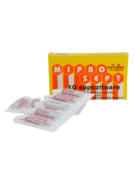 Miprosept 10 supozitoare Institutul Apicol
