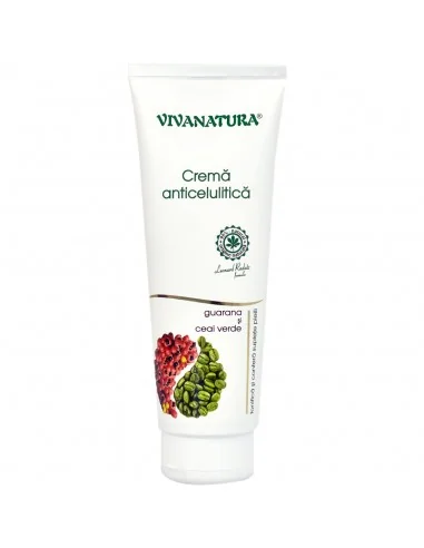 Crema Anticelulitica cu Guarana si Ceai Verde 250ml Viva Natura