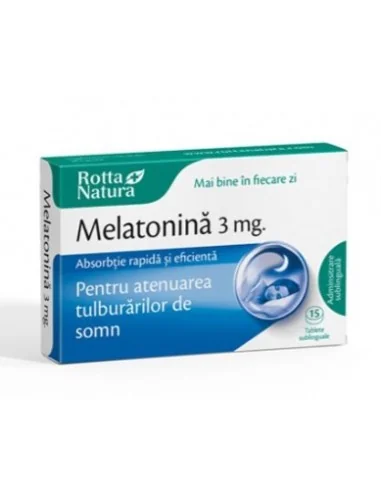 Melatonina 3mg 15 tablete Rotta Natura