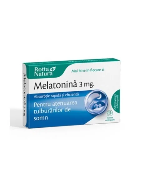 Melatonina 3mg 15 tablete Rotta Natura