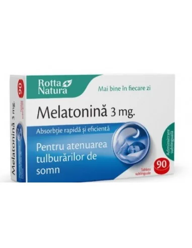 Melatonina 3mg 90 tablete Rotta Natura