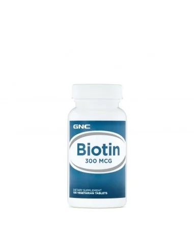 Gnc Biotin 300 Mcg, Biotina, 100 Tb