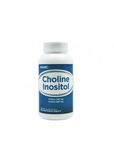 Gnc Choline Inositol, Colina 250 Mg Si Inozitol 250 Mg, 100 Tb