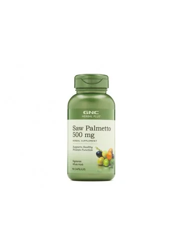 Gnc Herbal Plus Saw Palmetto 500 Mg, Extract Din Palmier Pitic, 90 Cps