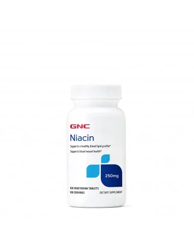 Gnc Niacin 250 Mg, Niacina, 100 Tb