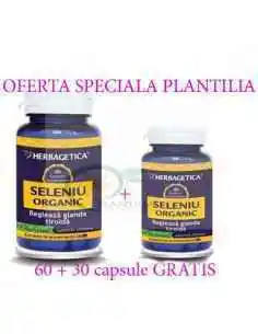 Seleniu Organic 60 + 30 capsule GRATIS Herbagetica, VITAMINE SI MINERALE 2