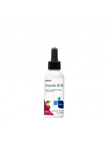 Gnc Vitamina B-12 Lichida, Cu Aroma Naturala De Cirese, 60 Ml