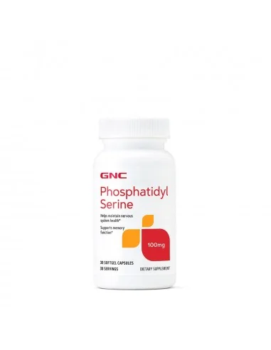 Gnc Phosphatidyl Serine 100 Mg, Fosfatidil Serina, 30 Cps