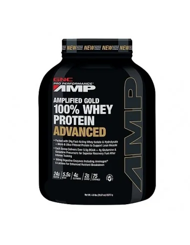 Gnc Pro Performance Amp Amplified Gold Proteina Din Zer Advanced Cu Aroma De Ciocolata, 2325 G